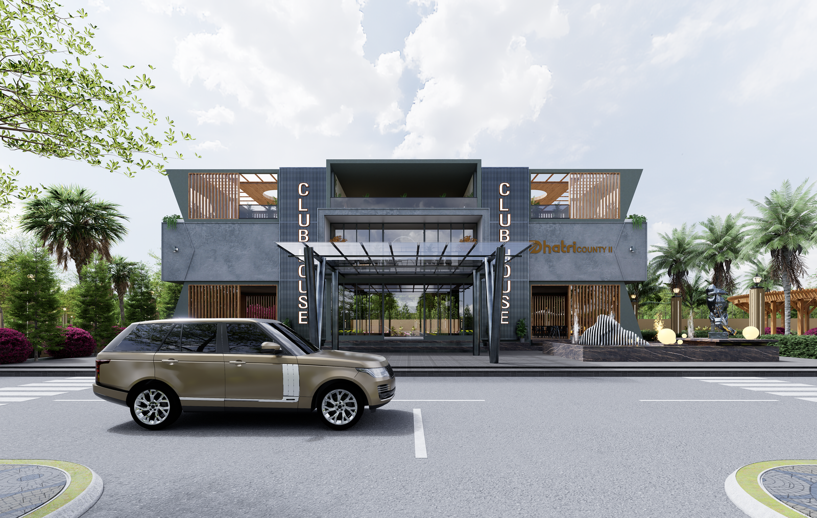 Central landscaped view - Dharti County 2